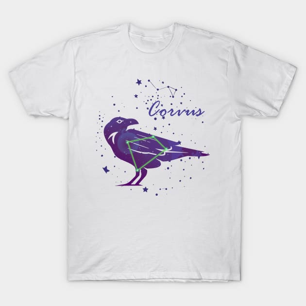 Corvus Constellation T-Shirt by TheUnknown93